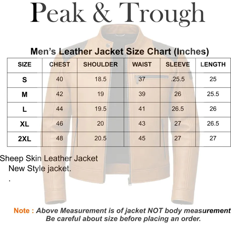 Men’s Classic Leather Jacket